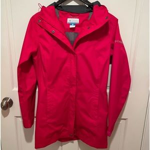 Columbia Rain Jacket Red size S
